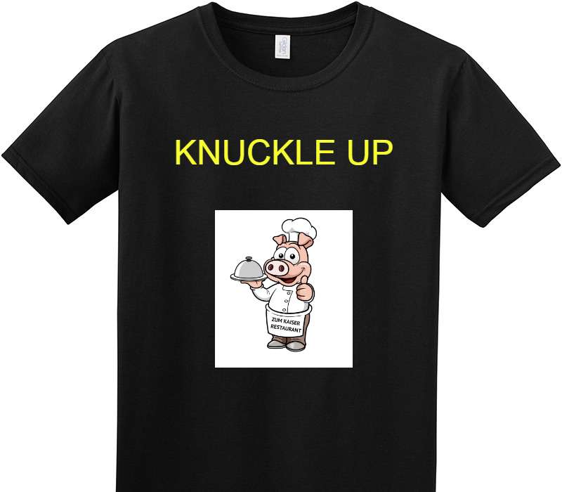 Custom Adult Soft Style 100% Cotton Black T-Shirt
