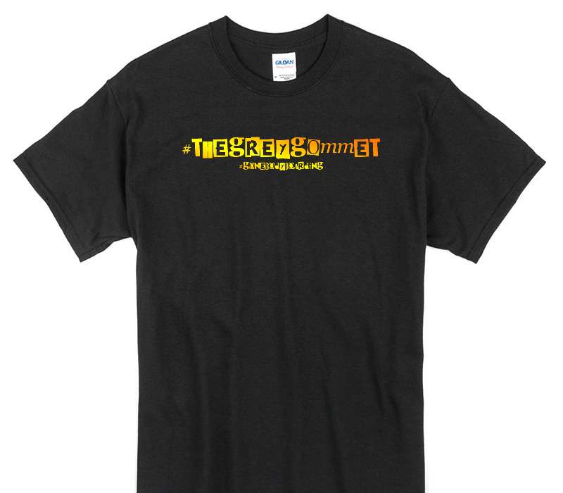 Custom Gildan 100% Cotton Black T-Shirt