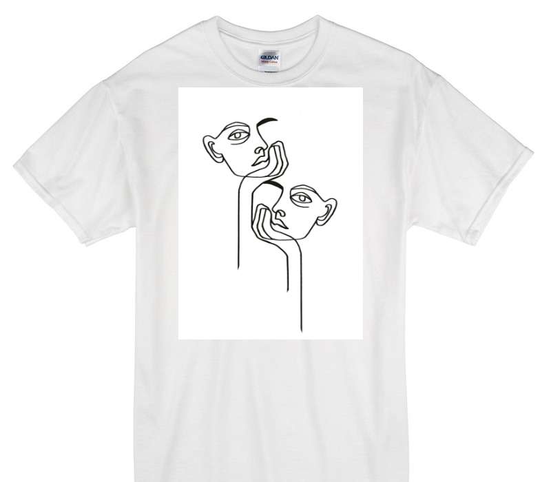 Custom Gildan 100% Cotton White T-Shirt