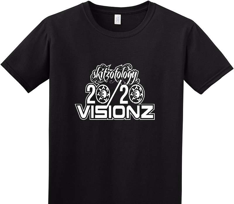 Custom Adult Soft Style 100% Cotton Black T-Shirt