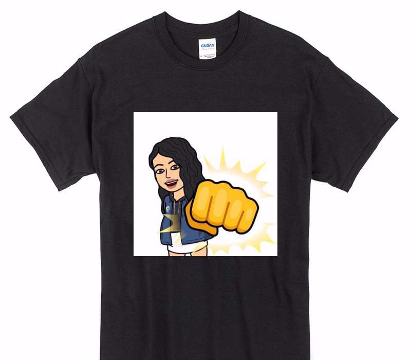 Custom Gildan 100% Cotton Black T-Shirt