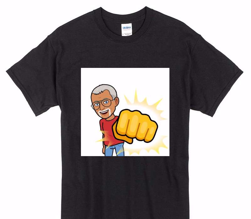 Custom Gildan 100% Cotton Black T-Shirt