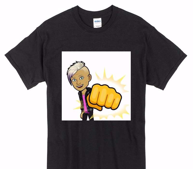 Custom Gildan 100% Cotton Black T-Shirt