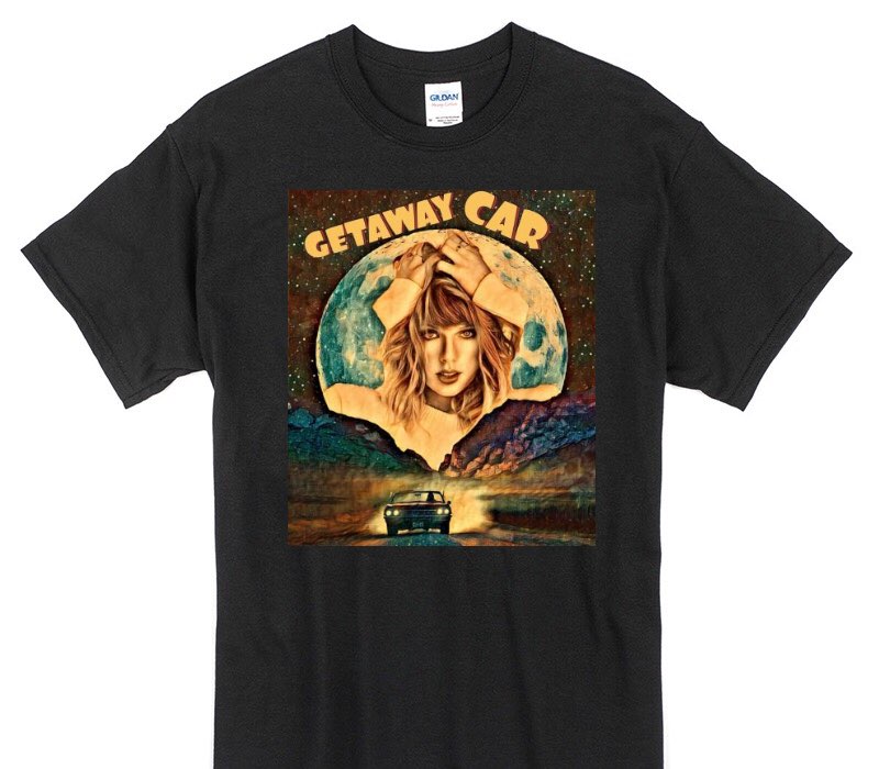 Custom Gildan 100% Cotton Black T-Shirt