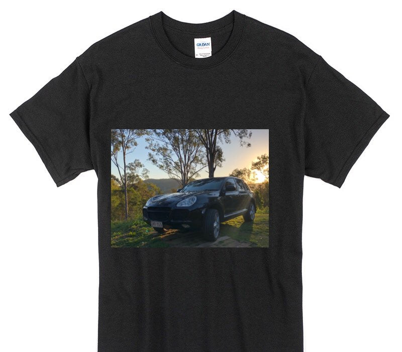 Custom Gildan 100% Cotton Black T-Shirt
