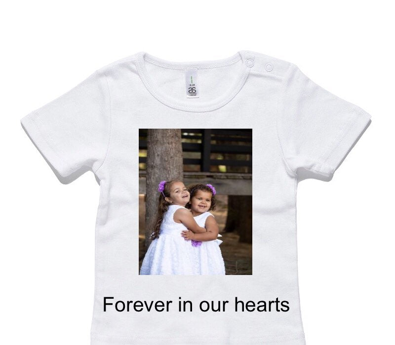 Custom AS Colour White Baby T-Shirt