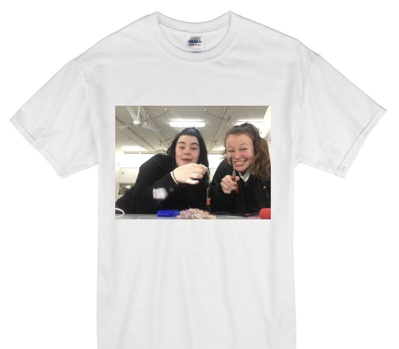 Custom Gildan 100% Cotton White T-Shirt