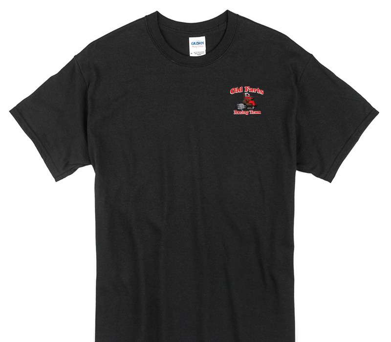 Custom Gildan 100% Cotton Black T-Shirt