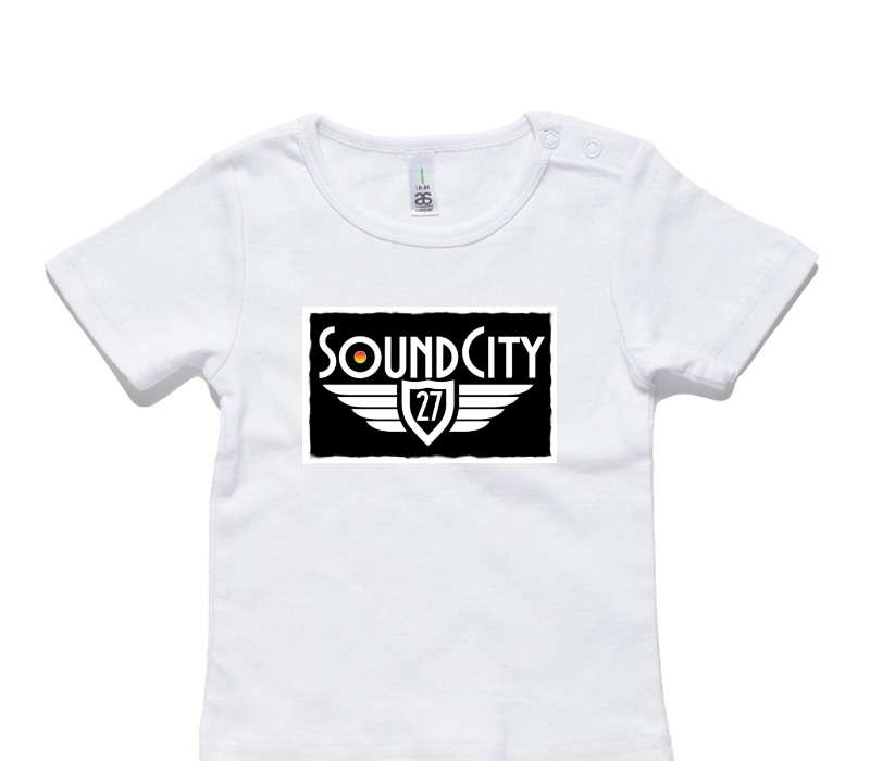 Custom AS Colour White Baby T-Shirt