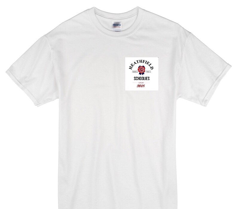 Custom Gildan 100% Cotton White T-Shirt
