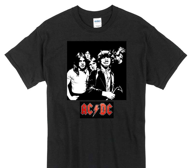 Custom Gildan 100% Cotton Black T-Shirt