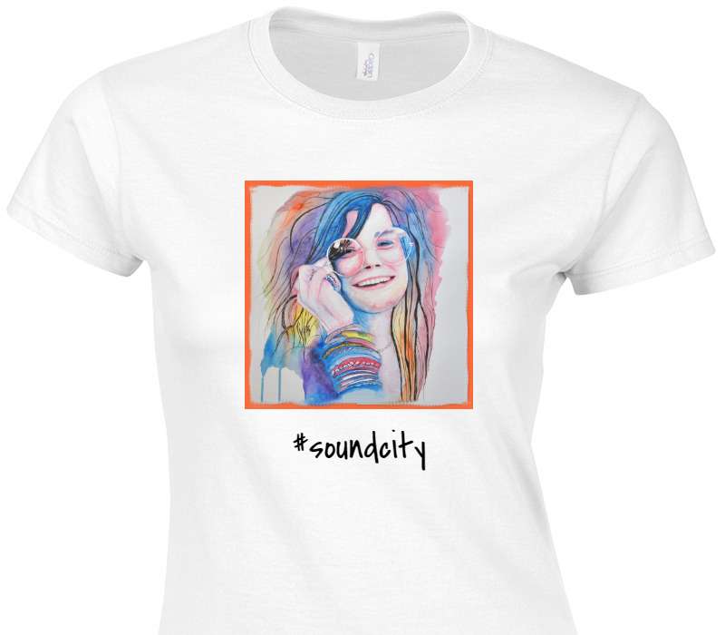 Custom Womens Soft Style 100% Cotton White T-Shirt