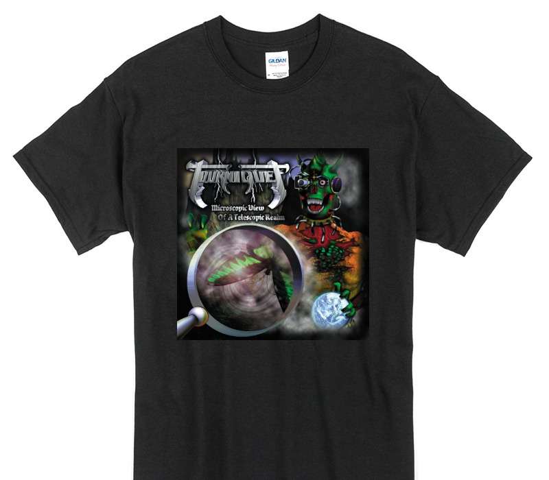 Custom Gildan 100% Cotton Black T-Shirt