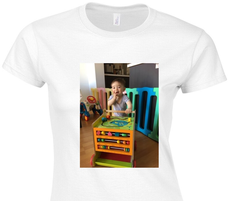 Custom Womens Soft Style 100% Cotton White T-Shirt