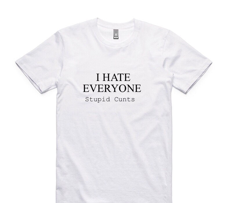 Custom AS Colour 100% Cotton White T-Shirt