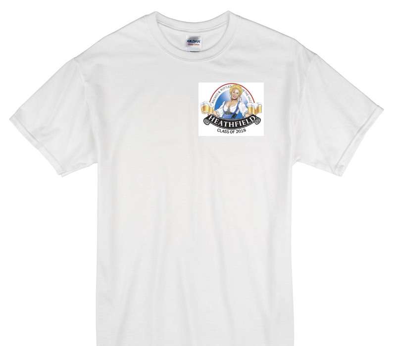 Custom Gildan 100% Cotton White T-Shirt