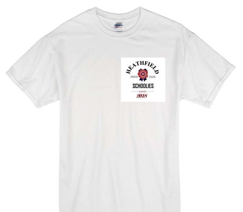 Custom Gildan 100% Cotton White T-Shirt