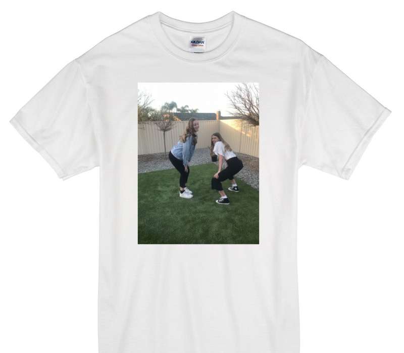 Custom Gildan 100% Cotton White T-Shirt