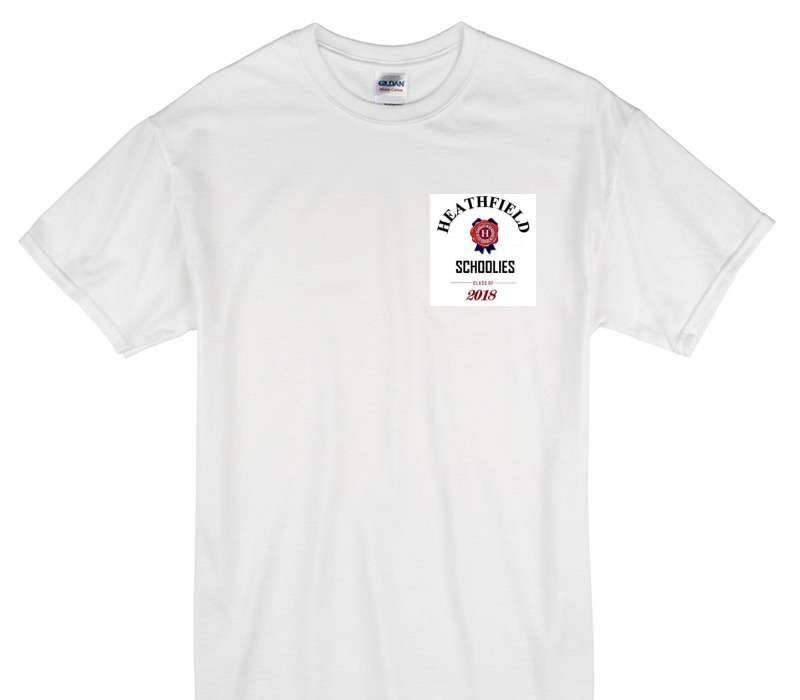 Custom Gildan 100% Cotton White T-Shirt