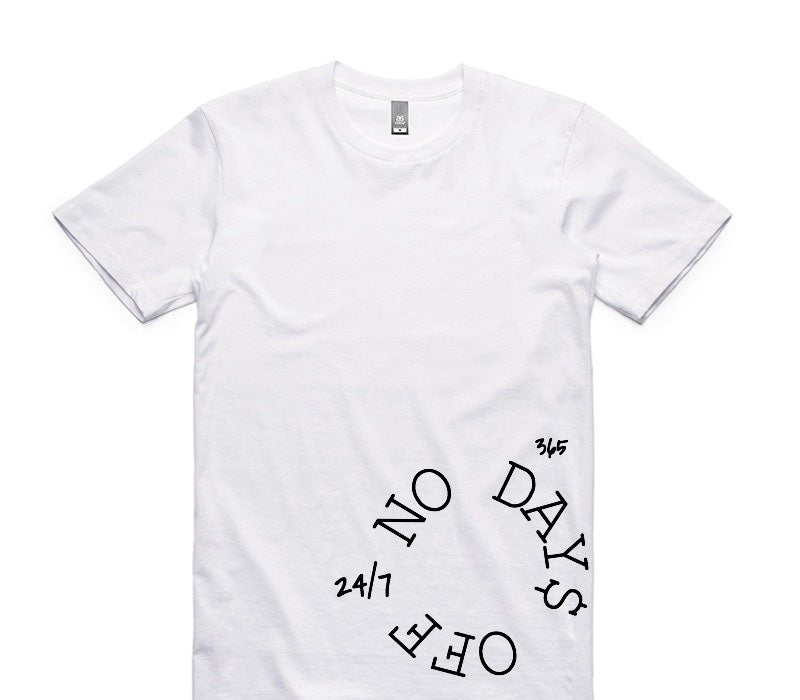 Custom AS Colour 100% Cotton White T-Shirt