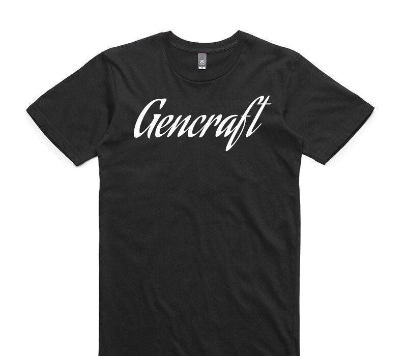 Custom AS Colour 100% Cotton Black T-Shirt