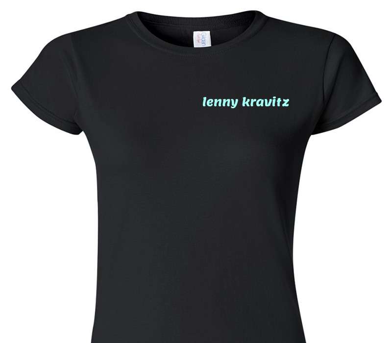Custom Womens Soft Style 100% Cotton Black T-Shirt