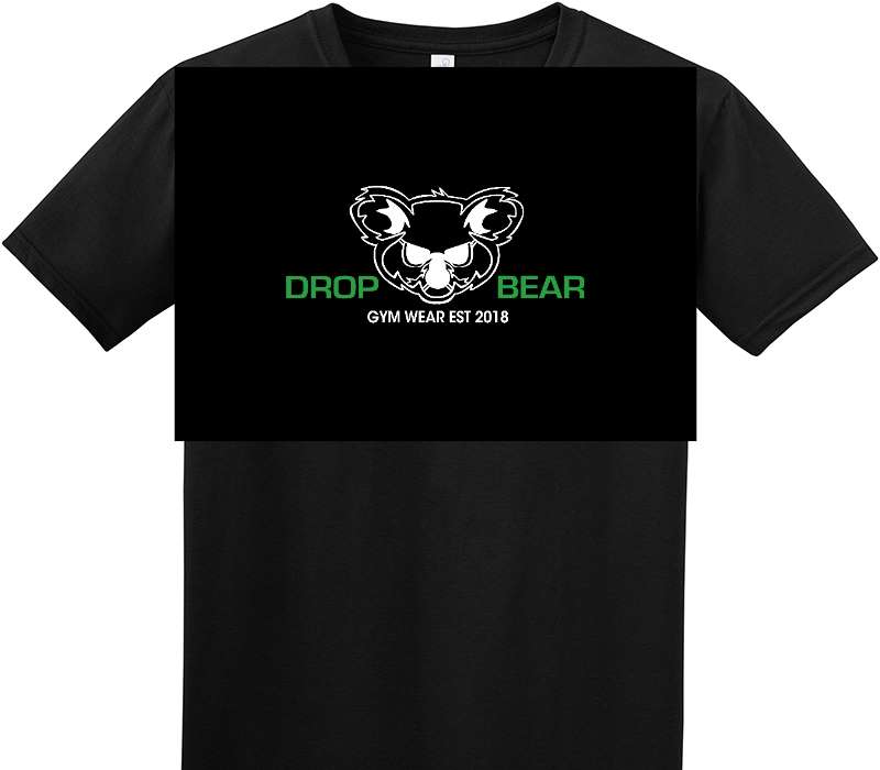 Custom Adult Soft Style 100% Cotton Black T-Shirt