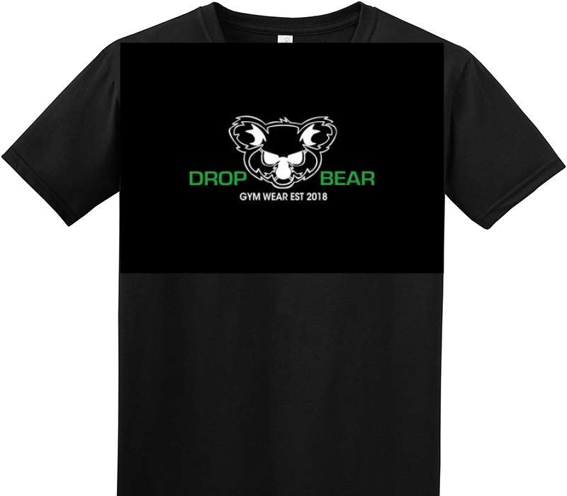Custom Adult Soft Style 100% Cotton Black T-Shirt
