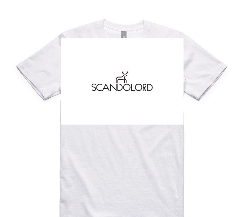Custom AS Colour 100% Cotton White T-Shirt