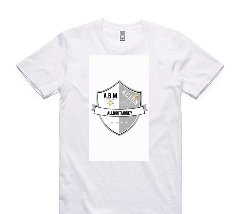 Custom AS Colour 100% Cotton White T-Shirt