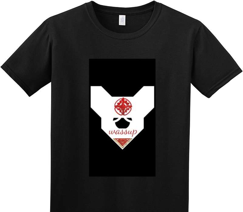 Custom Adult Soft Style 100% Cotton Black T-Shirt