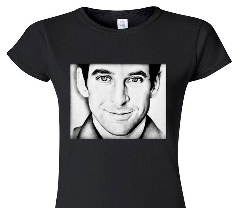 Custom Womens Soft Style 100% Cotton Black T-Shirt