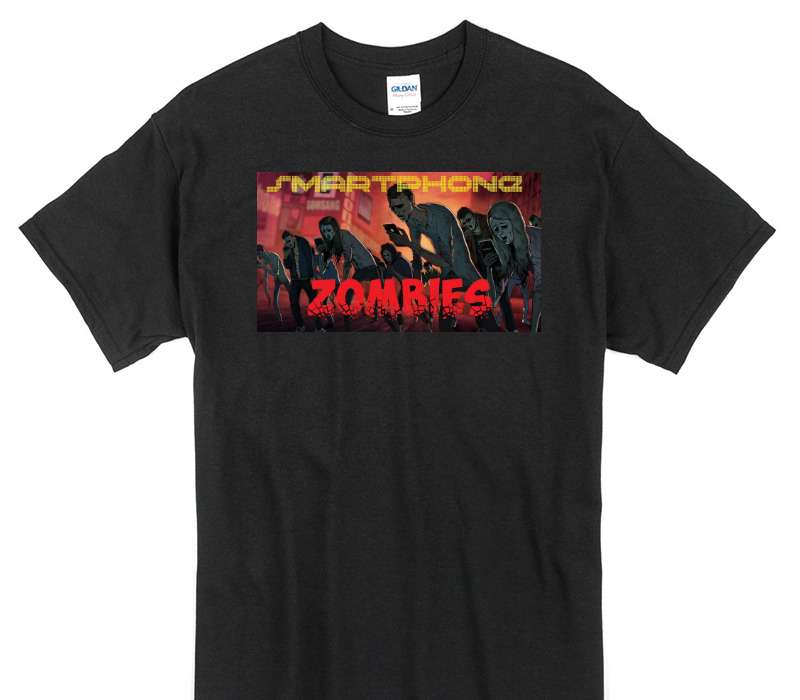 Custom Gildan 100% Cotton Black T-Shirt
