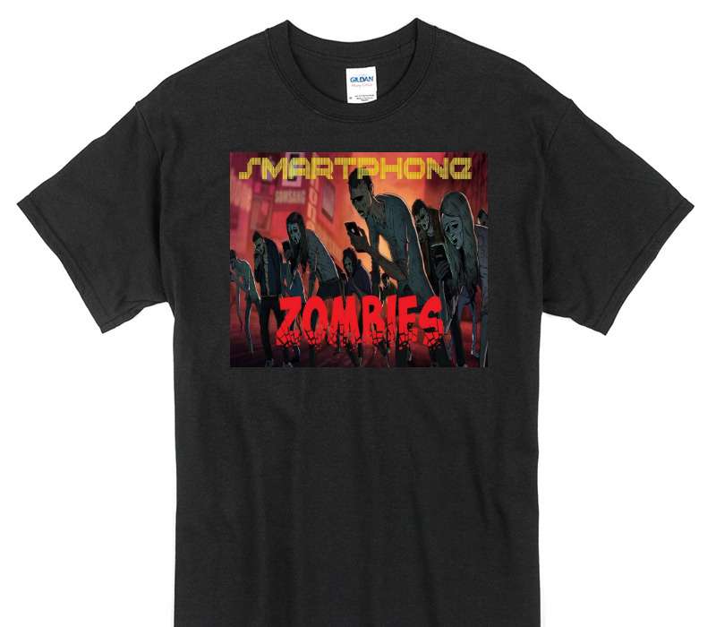 Custom Gildan 100% Cotton Black T-Shirt