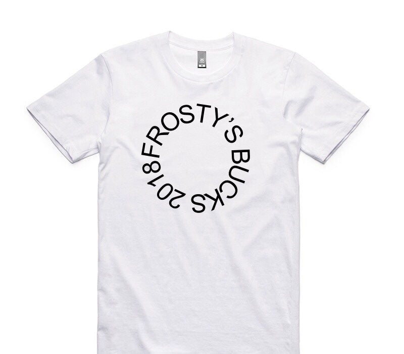 Custom AS Colour 100% Cotton White T-Shirt