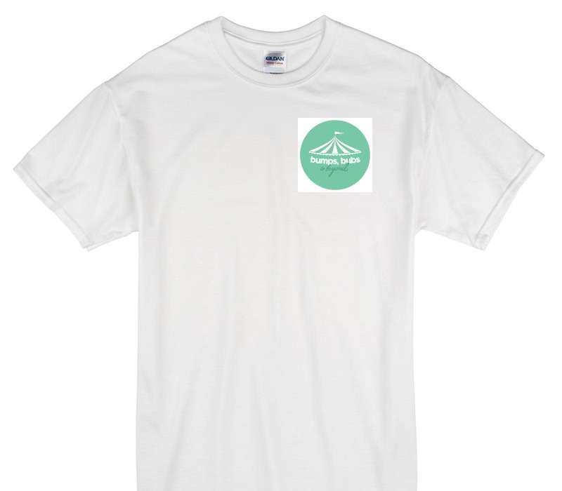 Custom Gildan 100% Cotton White T-Shirt
