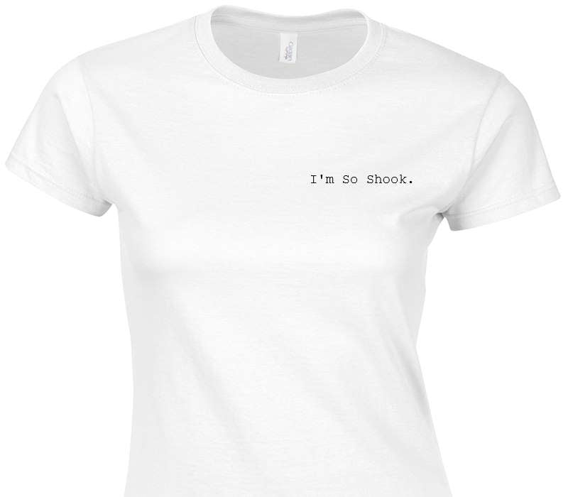 Custom Womens Soft Style 100% Cotton White T-Shirt