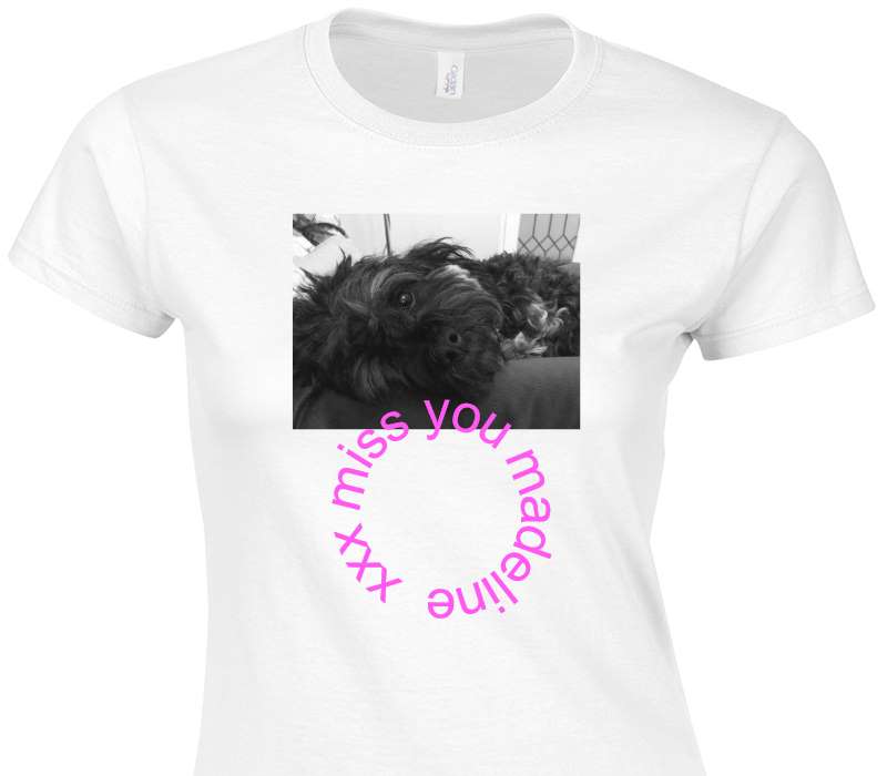 Custom Womens Soft Style 100% Cotton White T-Shirt