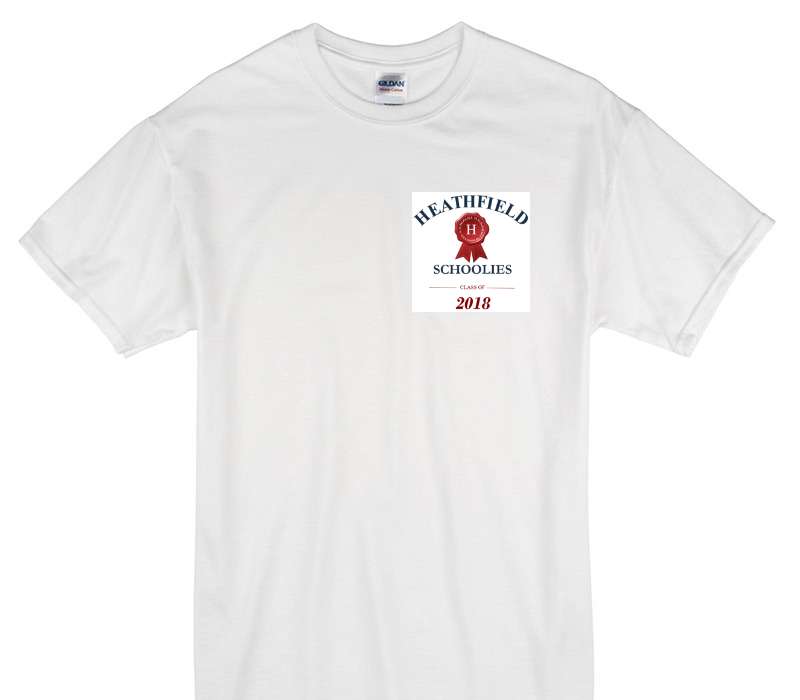 Custom Gildan 100% Cotton White T-Shirt