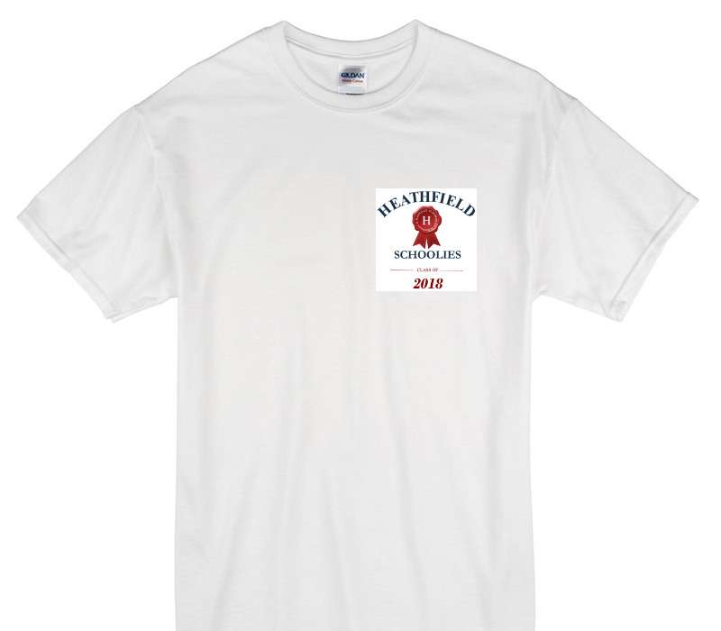 Custom Gildan 100% Cotton White T-Shirt