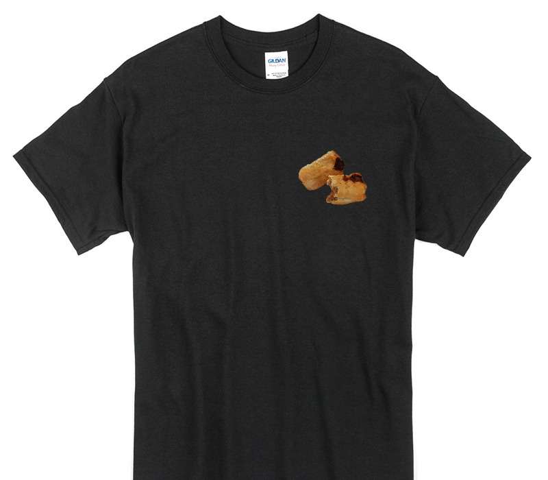 Custom Gildan 100% Cotton Black T-Shirt