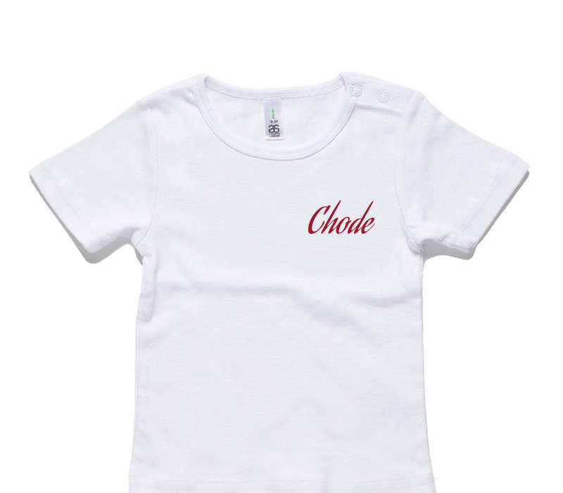 Custom AS Colour White Baby T-Shirt