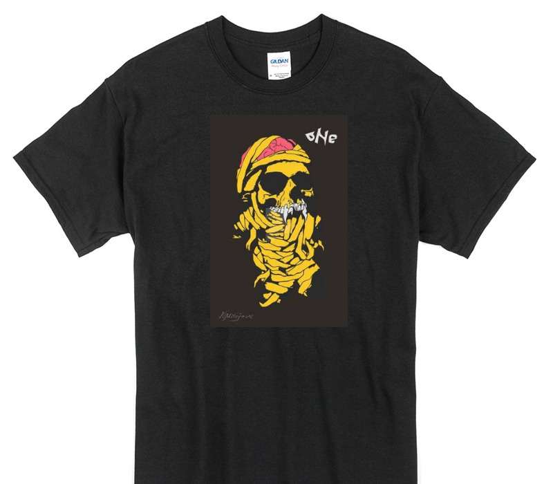 Custom Gildan 100% Cotton Black T-Shirt