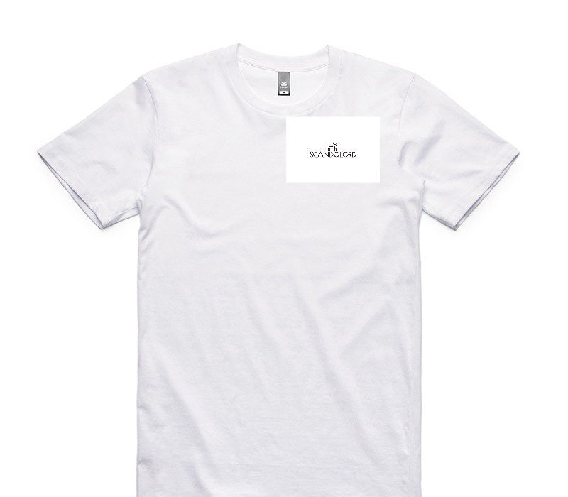 Custom AS Colour 100% Cotton White T-Shirt