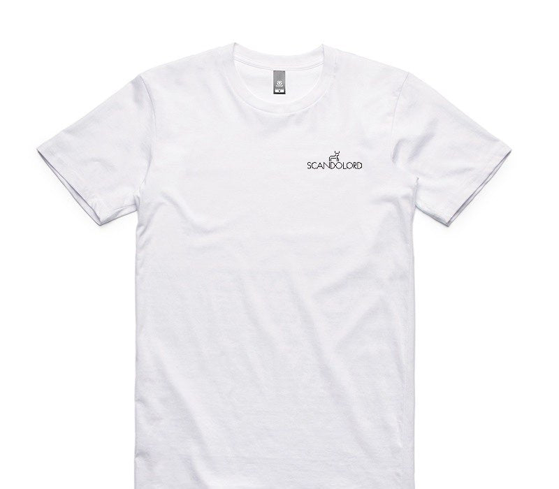 Custom AS Colour 100% Cotton White T-Shirt