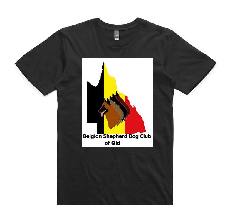 Custom AS Colour 100% Cotton Black T-Shirt