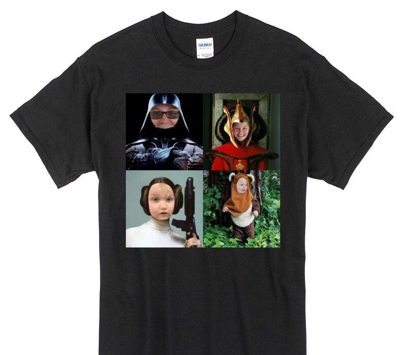 Custom Gildan 100% Cotton Black T-Shirt