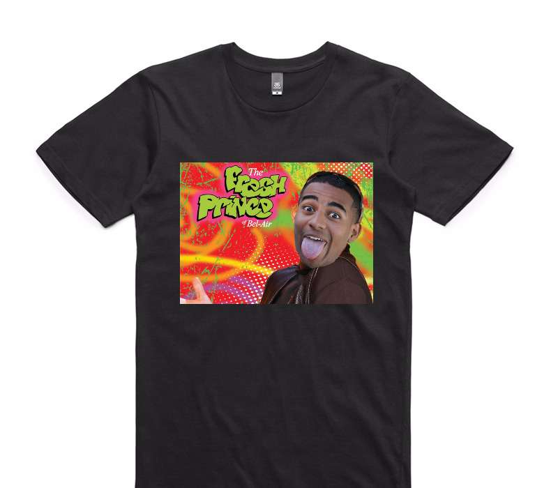 Custom AS Colour 100% Cotton Black T-Shirt