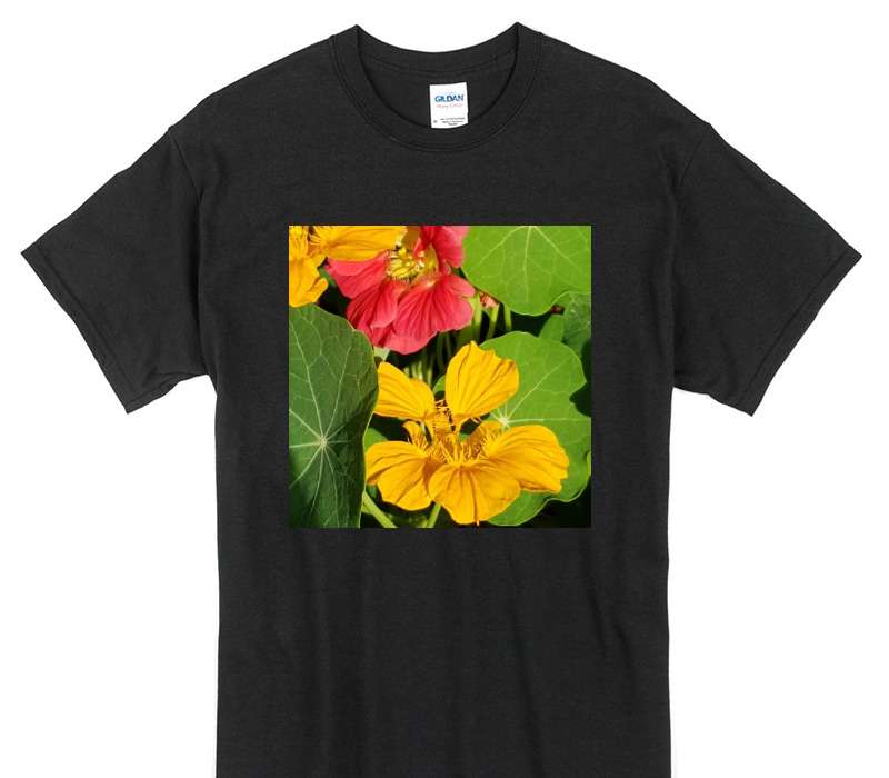 Custom Gildan 100% Cotton Black T-Shirt