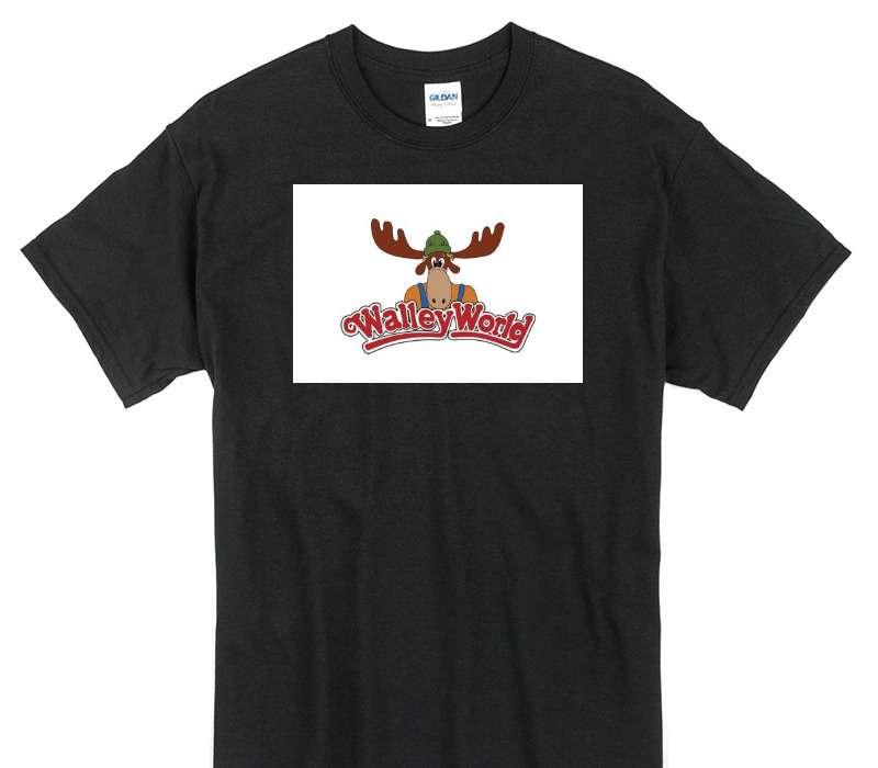 Custom Gildan 100% Cotton Black T-Shirt